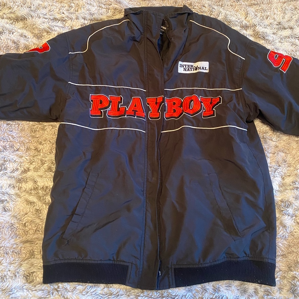 Pacsun X Playboy Racing Jacket Windbreaker